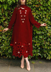 Grace Z(S1016)- Stitched Embroidered 3pc Lawn dress with Printed Munar Dupatta.
