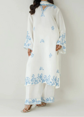 Grace S1432 - Embroidered 3pc Lawn Dress With Embroidered Chiffon Dupatta.