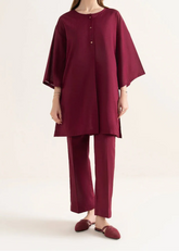 C-S 038- STITCHED 2PC DHANAK CO-ORD SET.