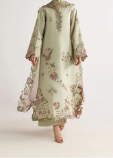 Grace S1471 - Embroidered 3pc Lawn Dress With Tie & Dye Chiffon Dupatta.