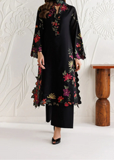 Grace Z-(S1463) - Stitched Embroidered 3pc CHIKANKARI Lawn Dress With Printed Lawn Dupatta.