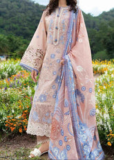 Grace Z-(S1426) - Stitched Embroidered 3pc Lawn Dress With Printed Lawn Dupatta.