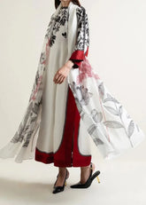 Grace W700 - Digital Printed 3pc Silk dress With Digital Printed Silk Dupatta.