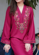 Grace Z-(W173)- Stitched Embroidered 2Pc Marina Dress.