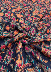 Sarinnah D17-Formal heavy Embroidered Karandi Shawl