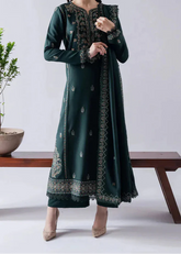 Grace S1437-Embroidered 3pc Lawn Dress With Embroidered Lawn Dupatta.