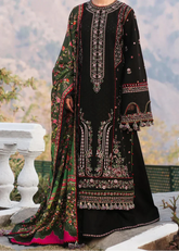 Grace Z-(W717) - Stitched Embroidered CHIKANKARI 3pc Marina Dress With Printed Shawl