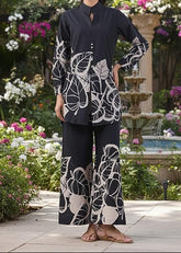 Grace W983- Digital Printed 2pc Karandi Dress.