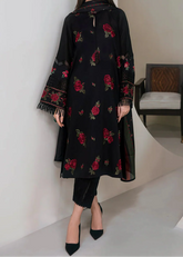 Grace S1389 - Embroidered 3pc Lawn Dress With Printed Lawn Dupatta.
