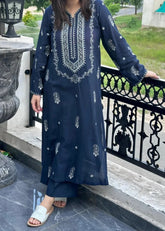 Grace W682- Embroidered 2pc Khaddar dress