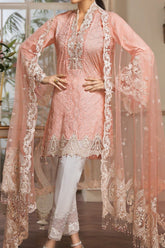 Grace S816-Embroidered 2pc lawn chickan dress