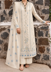 Grace S1507-Embroidered 3pc Lawn Dress With Printed Lawn Dupatta.