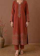 Grace S1522 -Embroidered 2pc lawn dress.