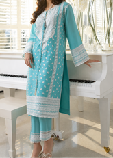 Grace S1527 -Embroidered 2pc lawn dress.