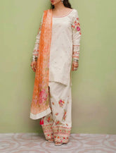 Grace S728-Embroidered 2pc Lawn dress.