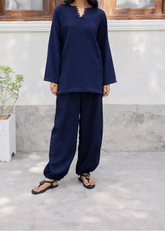 C-S 060- STITCHED 2PC LAWN CO-ORD SET.