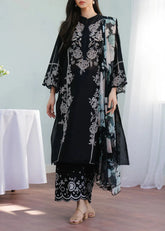 Grace S1263-Embroidered 3pc Lawn Dress With Printed Munar Dupatta.