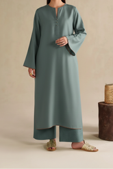 C-S 057- STITCHED 2PC LAWN CO-ORD SET.