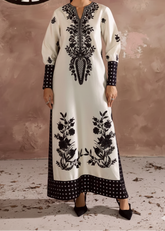 Grace W984- Digital Printed 2pc Karandi Dress.