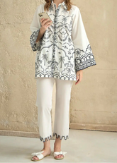 Grace W918-Embroidered 2pc Marina Dress.