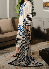 Grace W1015 - Digital Printed 3pc Silk Dress With Digital Printed Silk Dupatta.