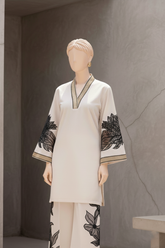 Grace W514-Embroidered 2Pc marina Dress.