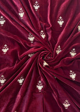 Sarinnah Premium 86-Embroided Fine quality Velvet shawl.