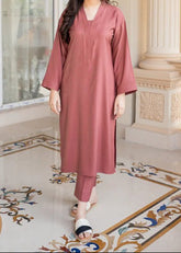 C-S 048- STITCHED 2PC LAWN CO-ORD SET.