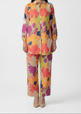CS-111 AZURE- STITCHED 2PC PRINTED CO-ORD SET.