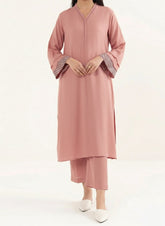 C-S 046- STITCHED 2PC LAWN CO-ORD SET.