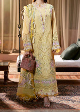 Grace S1384 - Embroidered 3pc CHIKANKARI Lawn Dress With Printed Lawn Dupatta.