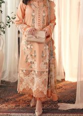 Grace S1268-Embroidered 3pc CHIKANKARI Lawn Dress With Printed Lawn Dupatta.