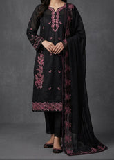 Grace S1427 - Embroidered 3pc CHIKANKARI Lawn Dress With Embroidered CHIKANKARI Chiffon Dupatta.