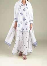 Grace S1485-Embroidered 3pc Lawn Dress With Printed Lawn Dupatta.