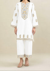 Grace S1498 -Embroidered 2pc lawn dress.