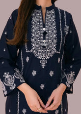 Grace S1525 -Embroidered 2pc lawn dress.