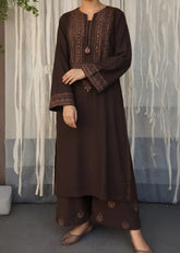 Grace Z-(W1032) - Stitched Embroidered 2pc Marina Dress.