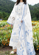 Grace S1462 - Embroidered 3pc Lawn Dress With Printed Lawn Dupatta.