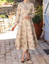 Grace W205-Embroidered 2pc marina dress