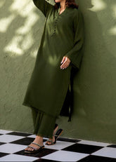 C-S 030- STITCHED 2PC DHANAK CO-ORD SET.