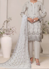 MOONLiGHT GLOW – EMBROIDERED CHIKANKARI LAWN UNSTITCHED 3PC SUIT.