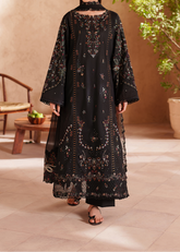 Grace S1468 - Embroidered 3pc Lawn Dress With Embroidered Chiffon Dupatta.