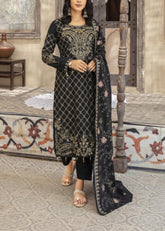 Grace W662-Embroidered Sequence 3pc Marina Dress With Embroidered Marina Shawl.