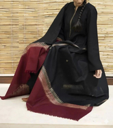 Grace W573-Embroidered 3pc marina dress with Printed Shawl.