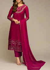 Aiza – Embroidered Chiffon Unstitched 3Pc Suit
