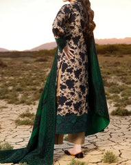 Grace W255- Digital Printed 3pc linen dress with Printed Linen dupatta.