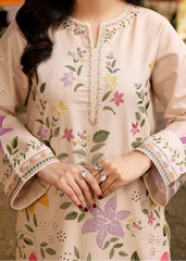 Grace S1503 - Embroidered 3pc CHIKANKARI Lawn Dress With Printed Lawn Dupatta.