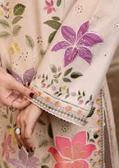 Grace S1503 - Embroidered 3pc CHIKANKARI Lawn Dress With Printed Lawn Dupatta.