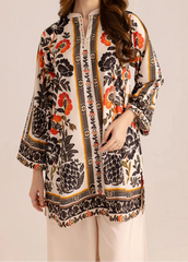 Grace W966- Digital Printed 2pc Karandi Dress.