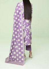 Grace W812 - Digital Printed 3pc Karandi Dress With Digital Printed Karandi Shawl.